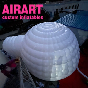 Huge customized inflatable outdoor decoration Xmas dome tent