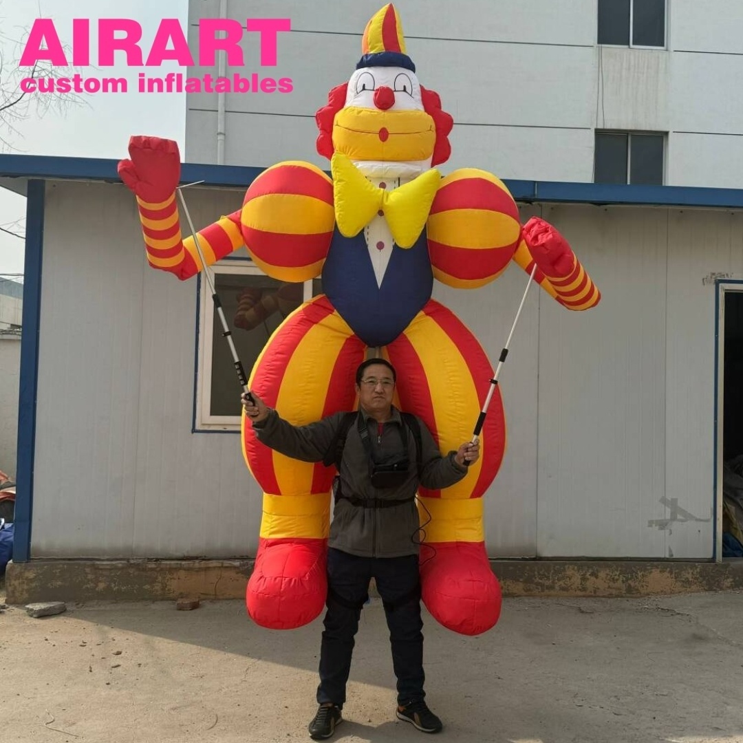 Circus Activities Inflatable Adults Puppet Walking Inflatable Clown Puppet Customize Inflatable Puppet Costume From Artair