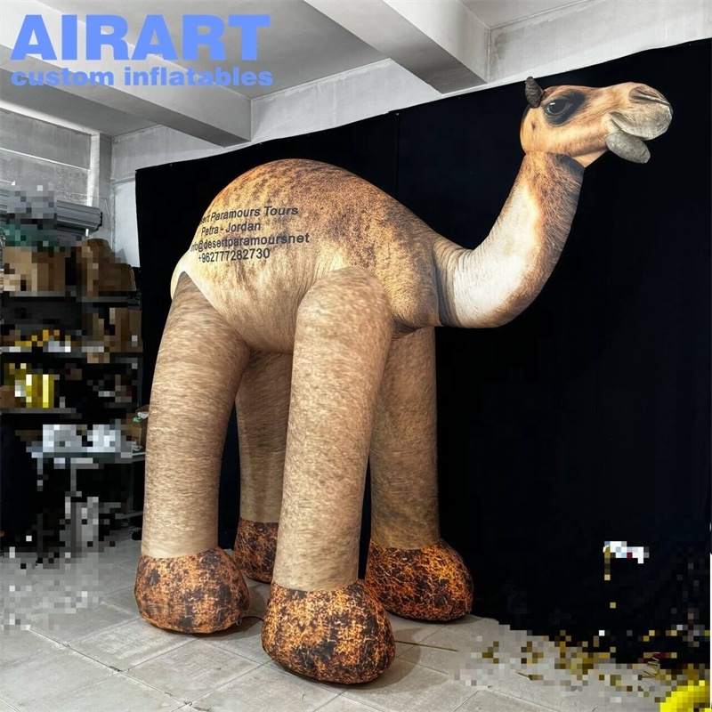 Simulate style show decoration inflatable camel,inflatable realistic camel animal balloon