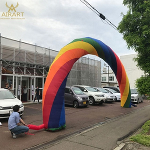 Best popular inflatable rainbow arch inflatable tire advertising inflatable arch