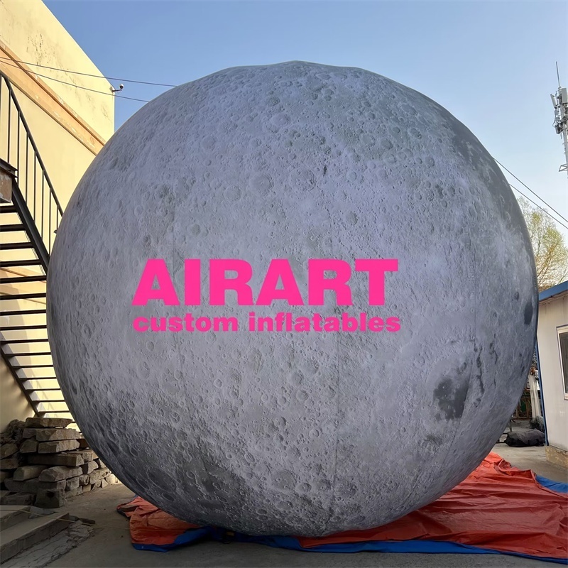 Planets Party Giant Inflatable Decoration, Big Inflatable Moon, High Quality Inflatable Moon Balloon