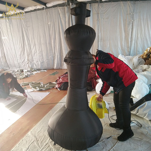 Giant custom giant inflatable airblown chess pieces shape balloon for sale