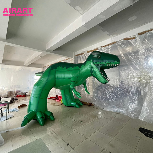 factory outlet Giant inflatable dragon t-rex inflatable green dinosaur in advertising inflatables