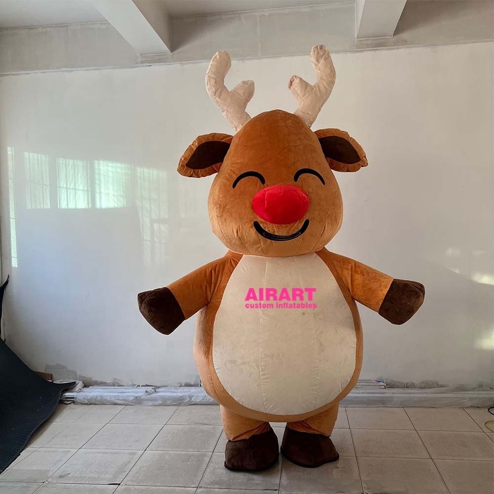 Lovely Advertising Inflatable Christmas Reindeer Costumes