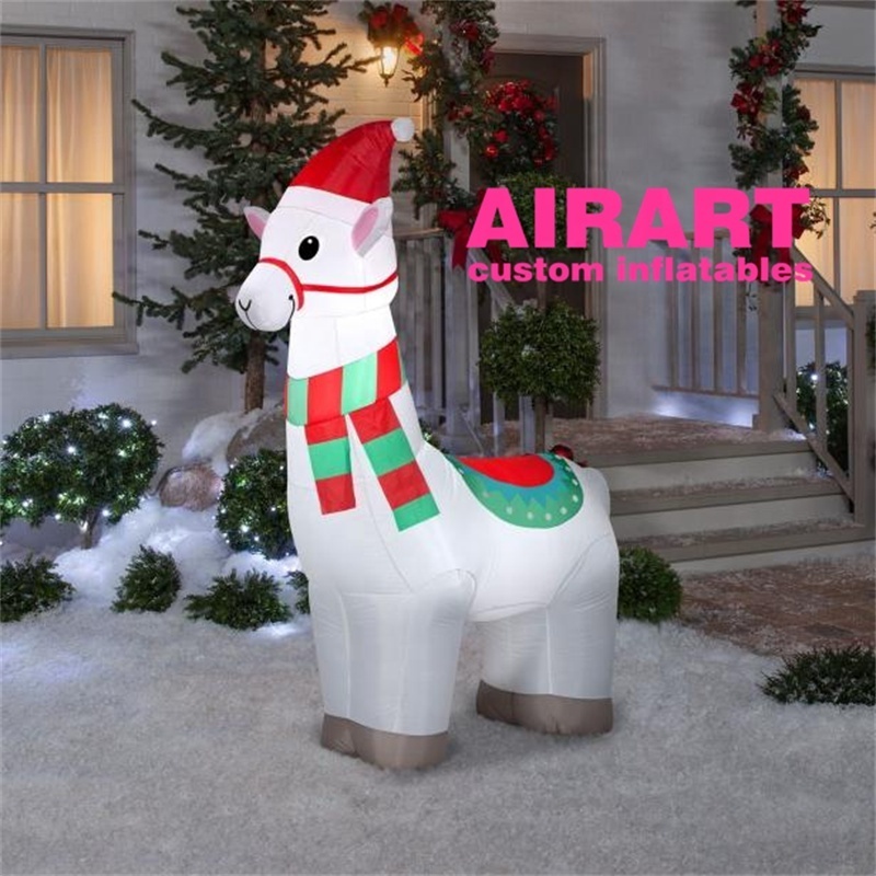 Very Lovely Inflatable Christmas Reindeer With Color Changing Light