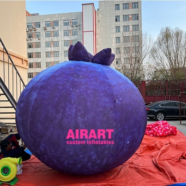 Advertising decoration inflatable blueberry model balloon for sale