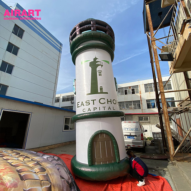 Big Inflatable Light Tower Lighting Inflatable Lighthouse Model For Advertising