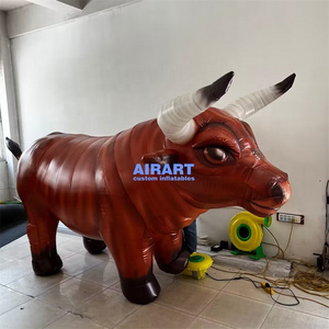 Hot sale activity decorate inflatable OX cow costume,events inflatable animal suit for sale