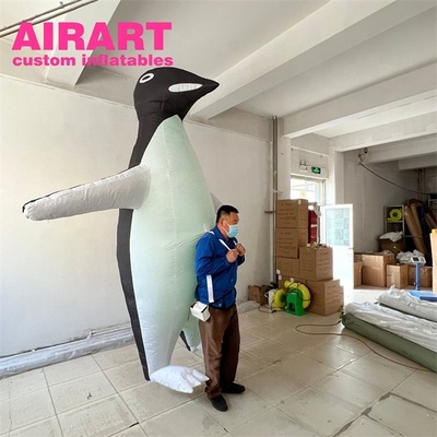 Parade activities giant inflatable adult costume inflatable penguin costume dress up