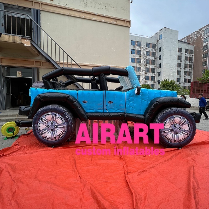 2022 Hot Sale Inflatable Jeep Car,Giant Inflatable Jeep For Advertising