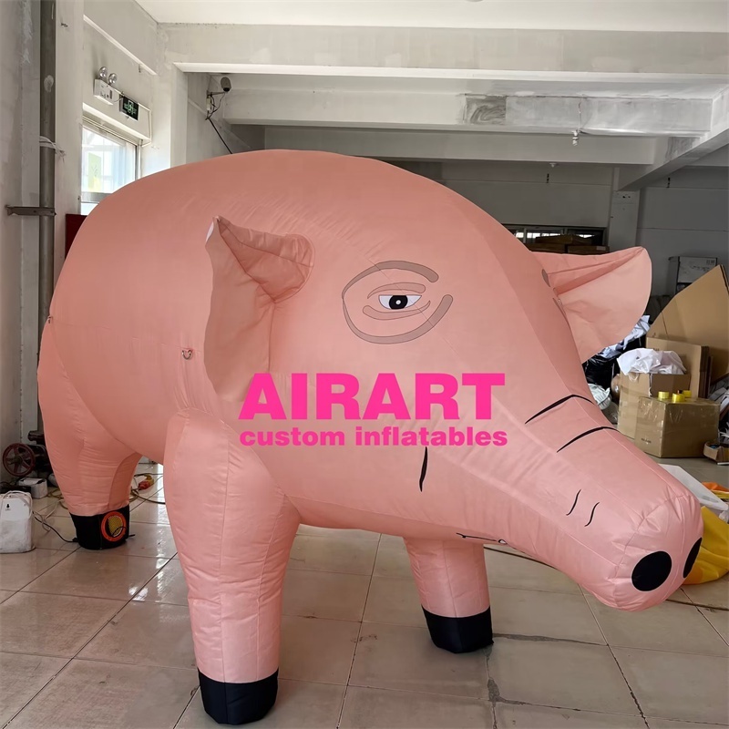 Inflatable pink pig inflatable animal pig cartoon