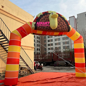 thanksgiving day inflatable turkey arch,giant inflatable bird channel