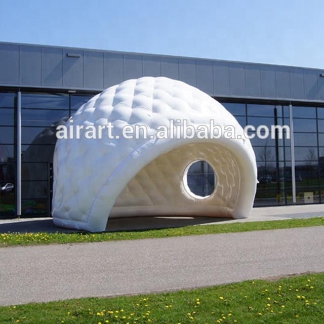 advertising used inflatable dome tent printable logo, custom made golf round tent