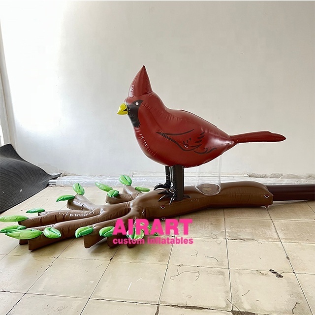 Standing up inflatable Parrot bird balloon, giant inflatable Parrot cartoon character