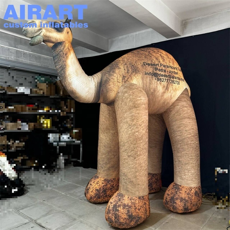 Simulate style show decoration inflatable camel,inflatable realistic camel animal balloon