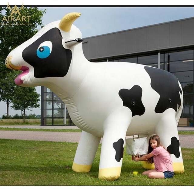 Giant inflatable cow adorn inflatable animal cartoon mascot