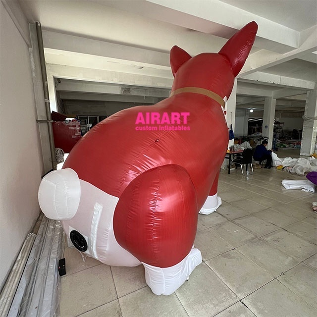 Professional Supplier Artair Brand Custom Pets 3.6m Inflatable Corgi Dog