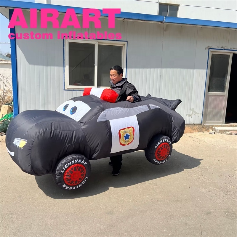 Parade Event Walking Inflatable Cartoon Car Costume For Adults