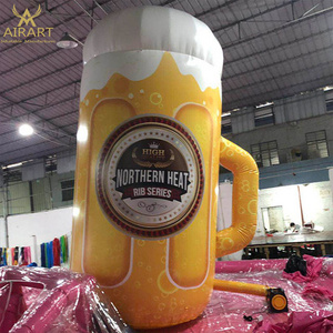 Custom giant inflatable beer cup/stein balloon for Oktoberfest decorations