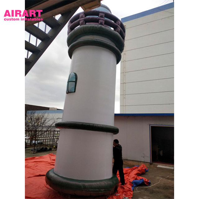 Big Inflatable Light Tower Lighting Inflatable Lighthouse Model For Advertising