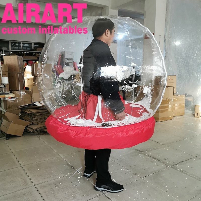 Christmas Parade Performance Suit Inflatable Snow Globe Costume