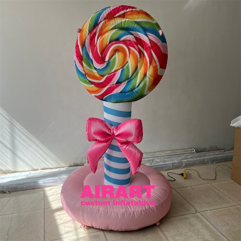 Hot sale Inflatable Colorful lollipops inflatable inflatable candy