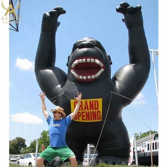 advertising giant inflatable gorilla monkey animal