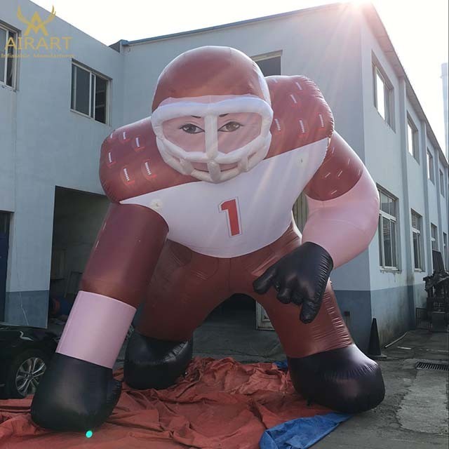 Hot sale inflatable player cartoon inflatable athletes balloon for sport decoration