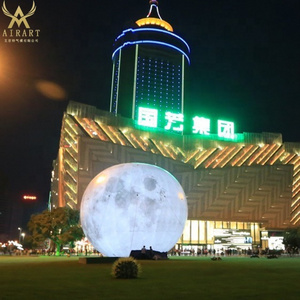 Giant Led inflatable moon ball, inflatable moon globe for decoration