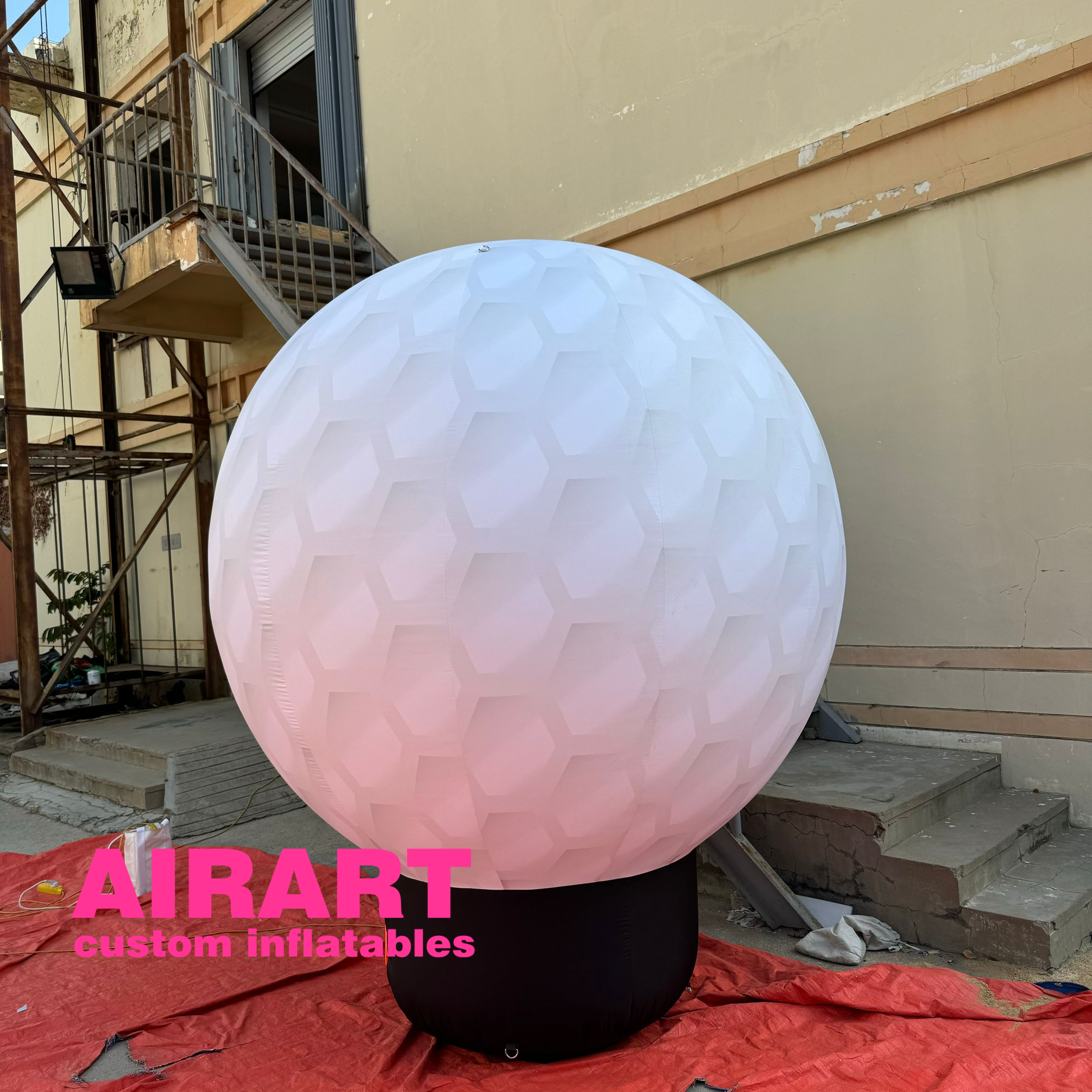 portable inflatable golf balloon for shop advertising decoration