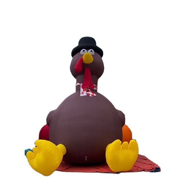 custom Christmas decoration giant inflatable rooster/inflatable Turkey