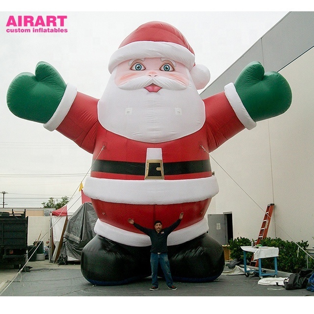 Cheap high quality inflatable Santa for outdoor Christmas decorations