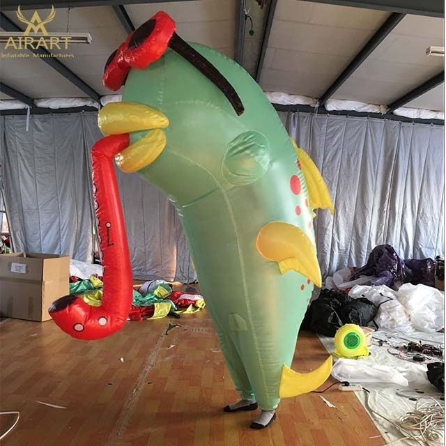 Advertising inflatable decoration cute inflatable fish costume