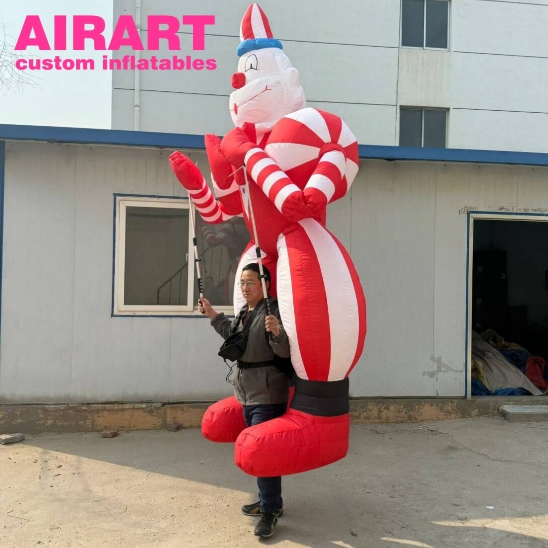 Circus Activities Inflatable Adults Puppet Walking Inflatable Clown Puppet Customize Inflatable Puppet Costume From Artair