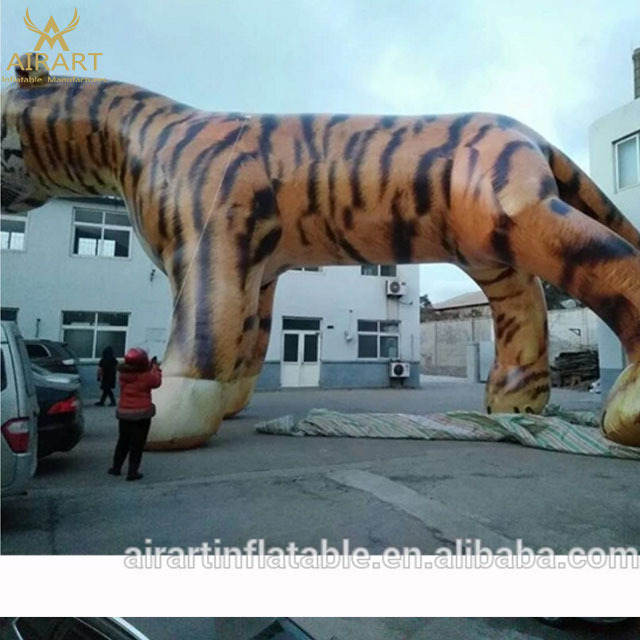 Giant inflatable printing tiger model animal balloon for advertising