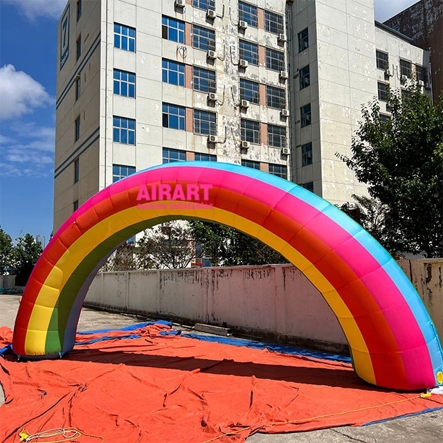 Best popular inflatable rainbow arch inflatable tire advertising inflatable arch