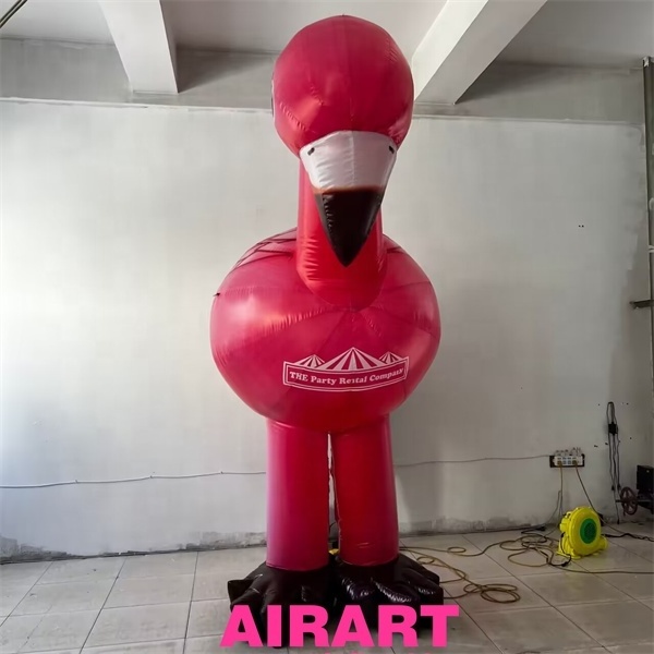 air blow up flamingo bird balloon,beautiful inflatable flamingo bird mascot for sale