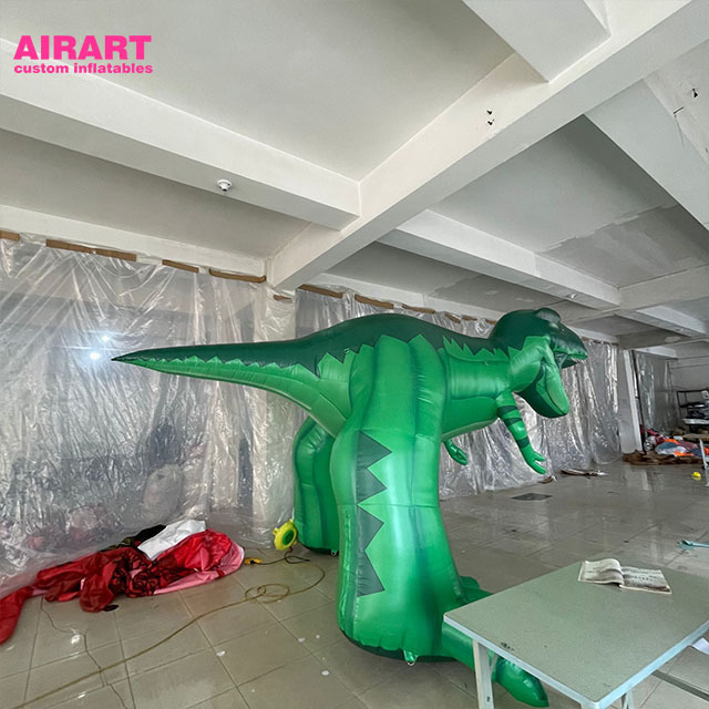 factory outlet Giant inflatable dragon t-rex inflatable green dinosaur in advertising inflatables