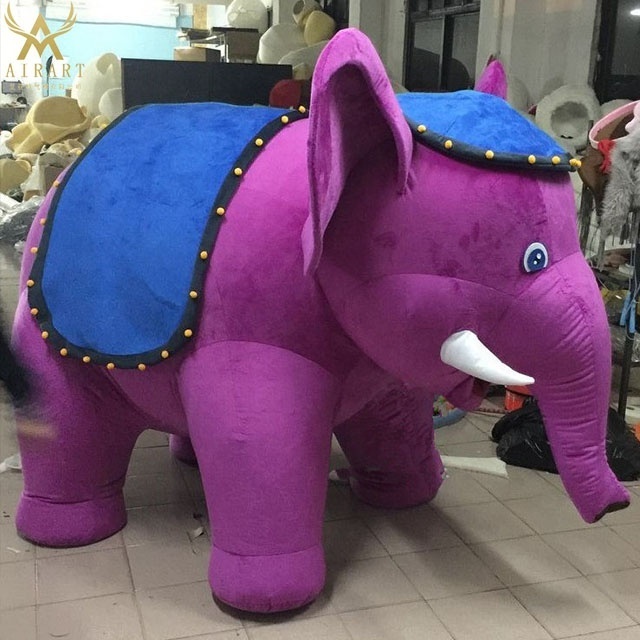 giant inflatable pink elephant, inflatable animal elephant balloon,customized cartoon animal for exhibition show