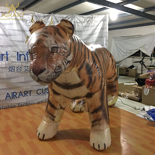 Giant inflatable printing tiger model animal balloon for advertising