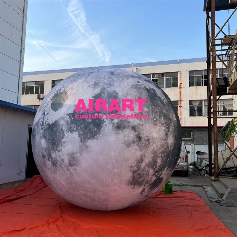 Planets Party Giant Inflatable Decoration, Big Inflatable Moon, High Quality Inflatable Moon Balloon