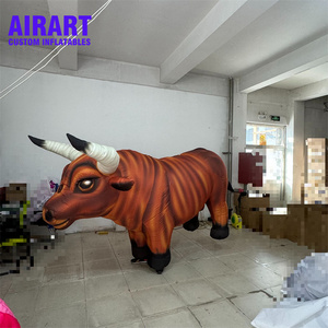 Party cosplay decoration inflatable bull suit,inflatable bull costume balloon with bespoke color