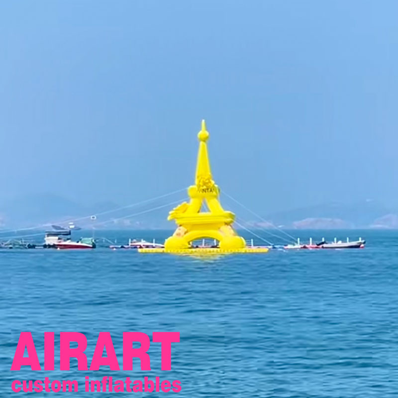 blow up Eiffel Tower,inflatable huge Iron Tower air installation building balloon for advertising decoration