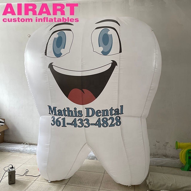 High quality inflatable tooth balloon inflatable teeth cartoon