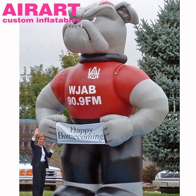 custom blow up doll inflatable dog mascot,inflatable bulldog for outdoor advertising decoration