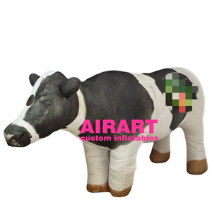 Inflatable cow costume inflatable animal suit inflatable dairy cattle costume