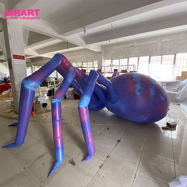 Giant Custom Prop,Simulation Animal Balloon,Inflatable Purple Spider