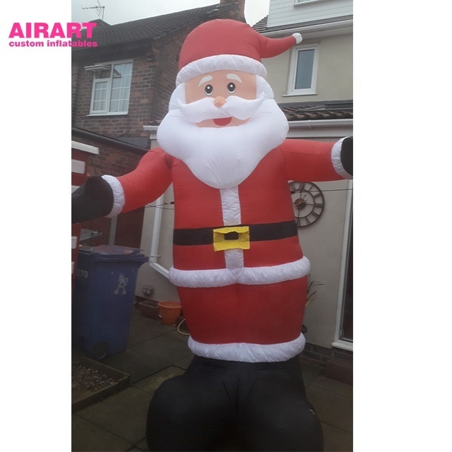 Cheap high quality inflatable Santa for outdoor Christmas decorations