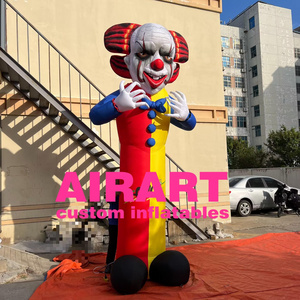 New Arrivals Inflatable Colorful Clown Man For Outdoor Advertising Decoration