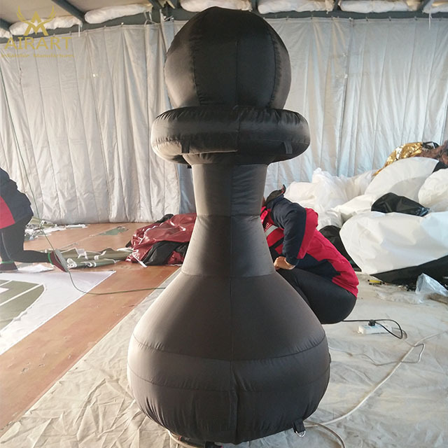 Giant custom giant inflatable airblown chess pieces shape balloon for sale